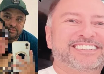 Israel da Silva Assis (lado esquerdo) teria encomendado o crime. Foto: Reprodução