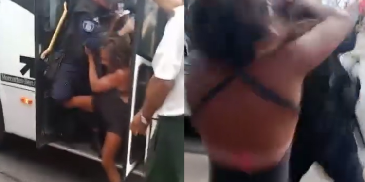 A confusão aconteceu em João Pessoa, na Paraíba. Foto: Reprodução