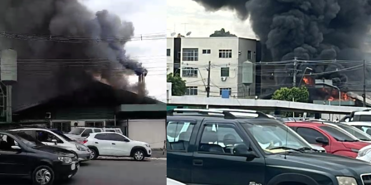 Trânsito lento na região. Foto: Reprodução