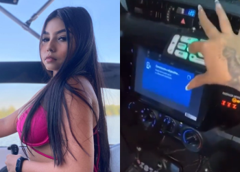 A jovem foi identificada pela tatuagem na mão. Foto: Reprodução