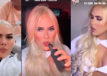 As vítimas estavam dentro do carro quando foram baleados. Foto: Reprodução