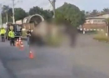 O acidente ocorreu nesta manhã de sábado (20). Foto: Reprodução