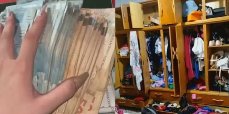 A influenciadora voltou para casa e encontrou tudo revirado. Foto: Reprodução