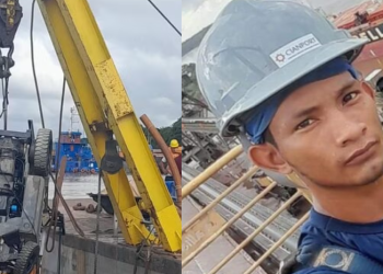 O corpo do homem ainda está sendo procurado. Foto: Reprodução