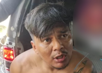 O homem junto com o comparsa foram levados ao 1º Distrito Integrado de Polícia (DIP). Foto: Reprodução