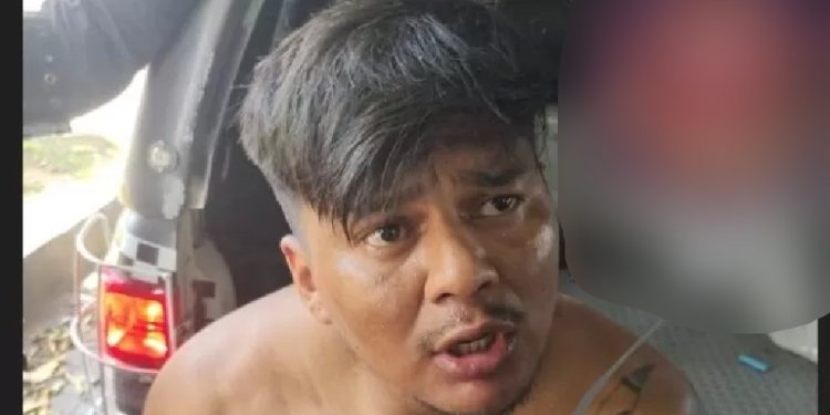 O homem junto com o comparsa foram levados ao 1º Distrito Integrado de Polícia (DIP). Foto: Reprodução