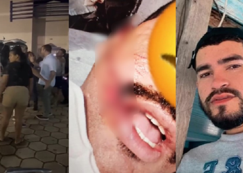 A confusão ocorreu durante um evento no sábado (27) em Manaquiri. Foto: Reprodução