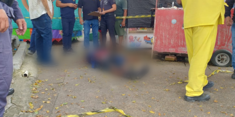 O homem morreu na hora e os pistoleiros fugiram. Foto: Reprodução