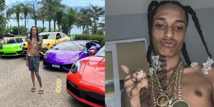 Filho de Marcinho VP, um dos líderes do Comando Vermelho, no Rio de Janeiro, ele circula por ambientes de luxo. Foto: Reprodução