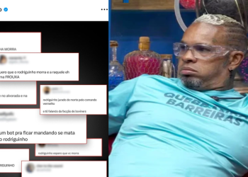 Os administradores do cantor postaram a 'ameaça'. Foto: Reprodução