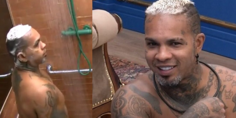 O cantor acabou se atrapalhando. Foto: Reprodução