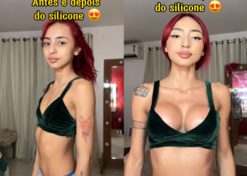 A influenciadora continua encantanda com o resultado. Foto: Reprodução