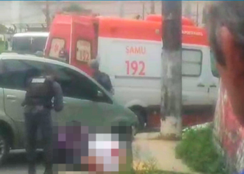 Os feridos foram socorridos pelo Samu. Foto: Reprodução