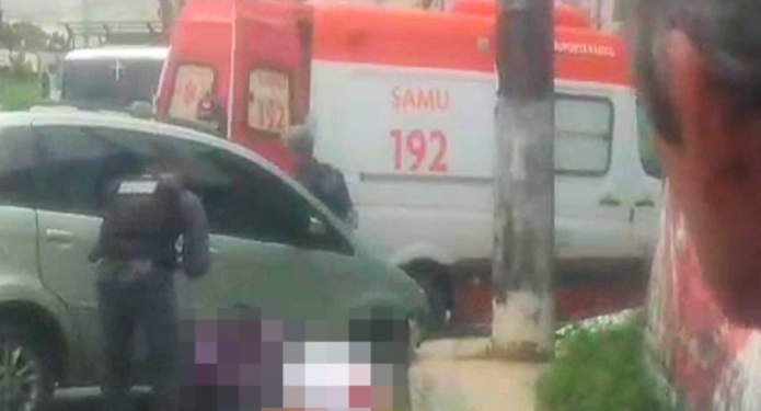 Os feridos foram socorridos pelo Samu. Foto: Reprodução