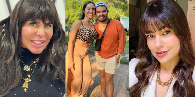 Gretchen, Vyni e Vivian têm feito postagens nas redes sociais. Foto: Reprodução