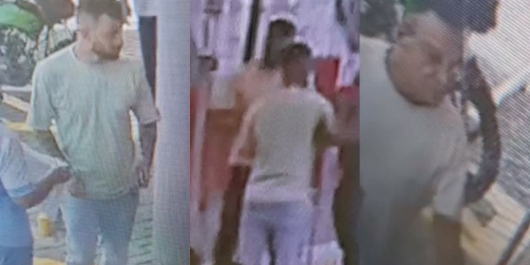 Os indivíduos usaram o documento com o nome de um cliente do banco. Foto: Reprodução