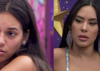 O Paredão é nesta terça-feira (6) e enquetes apontam que Alane e Juninho são os mais votados. Foto: Reprodução