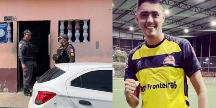 O crime ocorreu no dia 17 de outubro de 2023, em uma distribuidora de bebidas no bairro Santa Etelvina, Zona Norte de Manaus. Foto: Reprodução