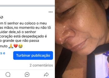 A mãe do jovem compartilhou a angústia ao ver o filho preso. Foto: Reprodução