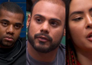 O paredão foi formado na noite deste domingo (11). Foto: Reprodução