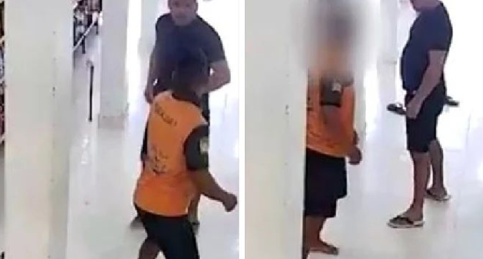 O policial foi identificado como Claudemberg Lofiego. Foto: Reprodução