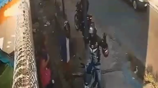 Uma câmera registrou todo o crime. Foto: Reprodução