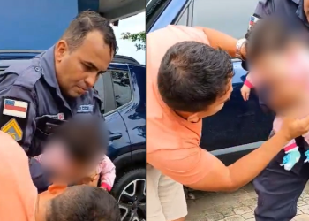 A bebê voltou a respirar e foi encaminhada ao Hospital e Pronto-Socorro Joãozinho. Foto: Reprodução