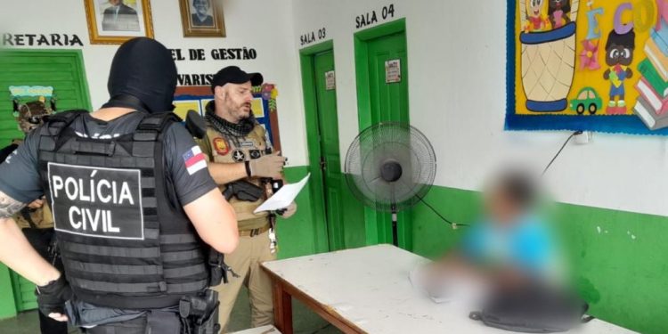 O indivíduo acariciava as partes íntimas das vítimas dentro das dependências da escola. Foto: Divulgação/PC-AM