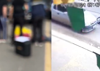 O acidente ocorreu na manhã desta quinta-feira (7). Foto: Reprodução