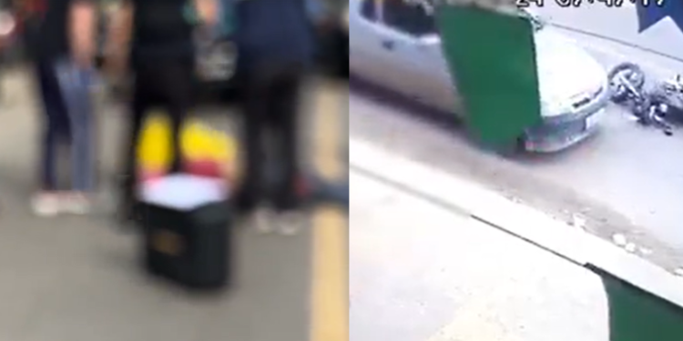 O acidente ocorreu na manhã desta quinta-feira (7). Foto: Reprodução