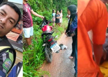 A vítima supostamente estava em alta velocidade. Foto: Reprodução