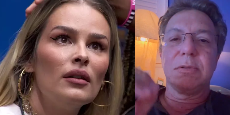 Yasmin ficou revoltada com o resultado do paredão. Foto: Reprodução