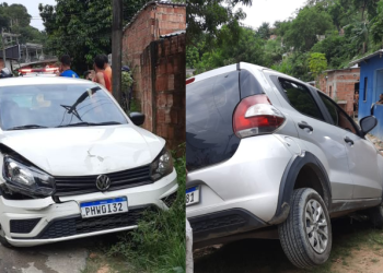 Os policiais chegaram a fazer buscas na mata, mas sem sucesso. Foto: Divulgação