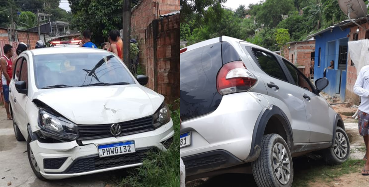 Os policiais chegaram a fazer buscas na mata, mas sem sucesso. Foto: Divulgação