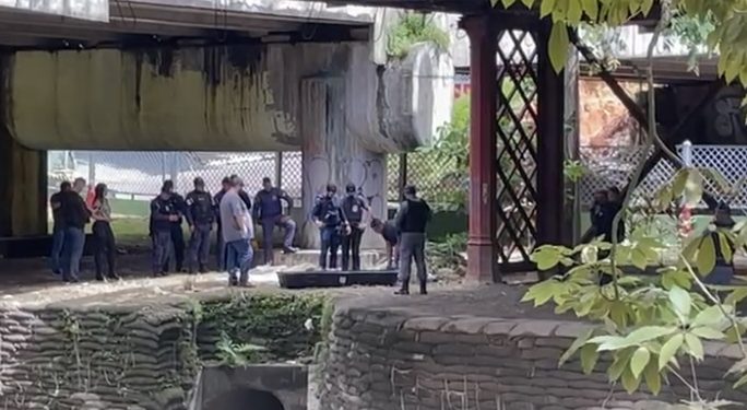 O corpo apareceu na tarde desta sexta-feira (8). Foto: Reprodução