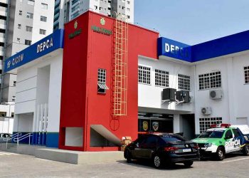 O homem foi preso no Centro da cidade e levado para a delegacia. Foto: Reprodução