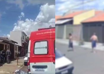 Após o crime, o idoso foge, mas em seguida é preso. Foto: Reprodução