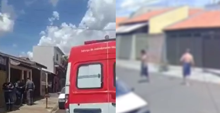 Após o crime, o idoso foge, mas em seguida é preso. Foto: Reprodução