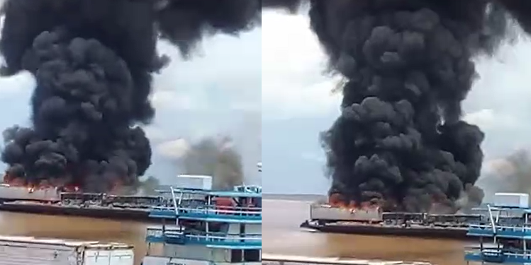Sinistro atingiu a frota de veículos de grande porte. Foto: Reprodução
