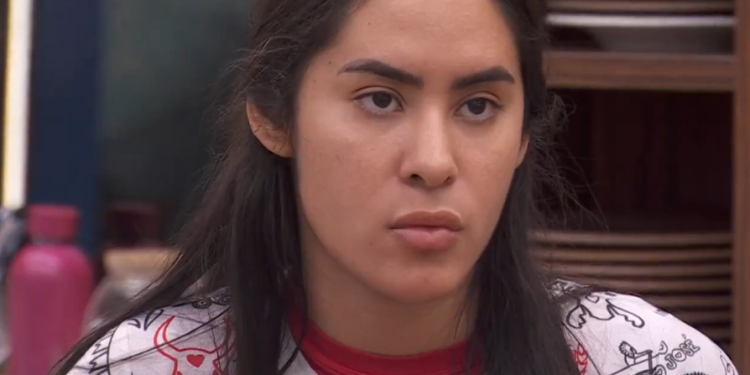 O tempo fechou entre Isabelle e Davi neste sábado (29). Foto: Reprodução