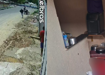 A vítima chegou a ver os assassinos e correu, mas não deu certo. Foto: Reprodução