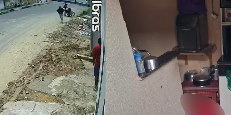 A vítima chegou a ver os assassinos e correu, mas não deu certo. Foto: Reprodução