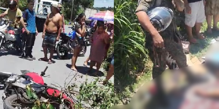 O acidente ocorreu na tarde desta terça-feira (5). Foto: Reprodução