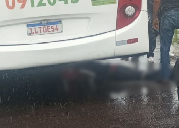 O acidente ocorreu durante a chuva. Foto: Reprodução