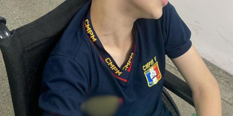 O garoto precisou ser levado ao hospital logo após o ocorrido. Foto: Reprodução