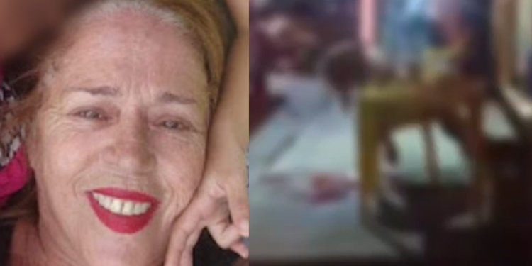 A vítima não conseguiu nem se defender. Foto: Reprodução