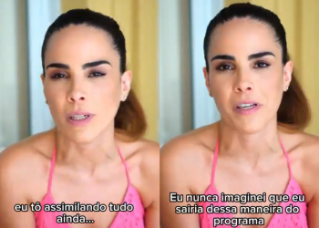 A cantora publicou um vídeo no Instagram onde aparece de vestido cor de rosa, cabelos amarrados e em nenhum momento ela cita Davi. Foto: Reprodução