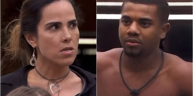 A cantora ficou bêbada na noite passada e mexeu nas pernas do baiano. Foto: Reprodução