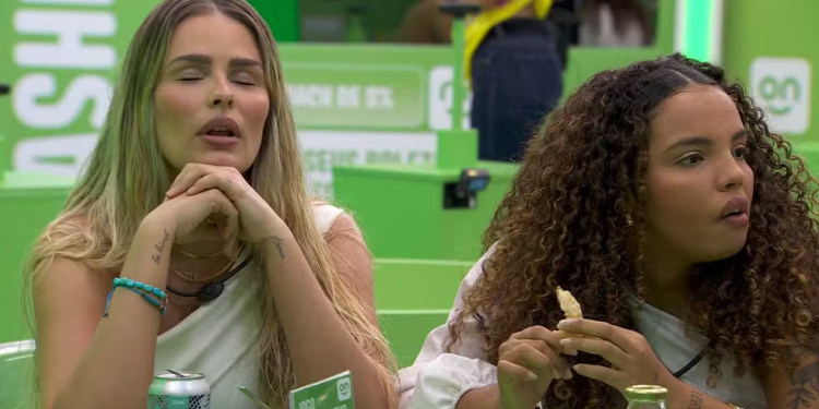 A modelo está no Paredão desta terça-feira (12). Foto: Reprodução