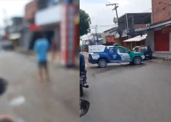 A vítima estava na garupa da moto por aplicativo quando eles colidiram com o veículo. Foto: Reprodução